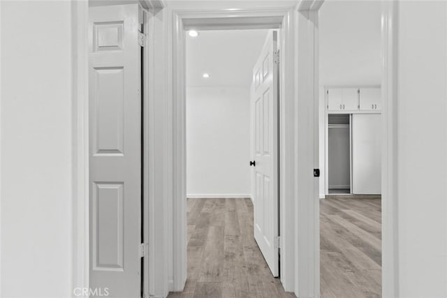142 S Savannah St, Los Angeles, CA 90033 - hallway featuring wood finished floors