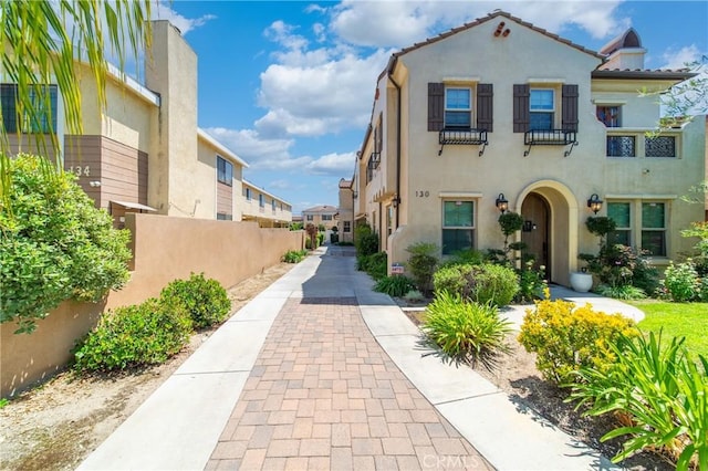 130 Alta St Unit B, Arcadia, CA 91006 - view of front facade featuring stucco siding and a tiled roof