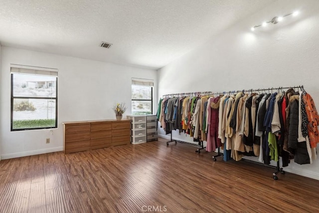 8636 Riggins Rd, Phelan, CA 92371 - walk in closet with wood finished floors
