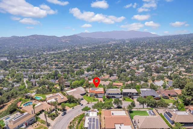 320 Starlane Dr, La Canada Flintridge, CA 91011 - aerial perspective of suburban area with a mountainous background