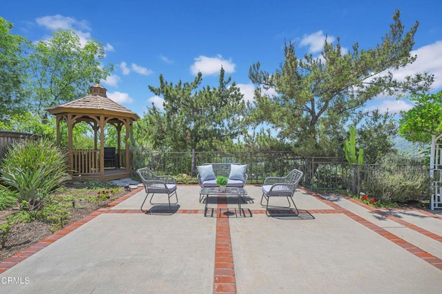 320 Starlane Dr, La Canada Flintridge, CA 91011 - view of patio / terrace featuring a gazebo