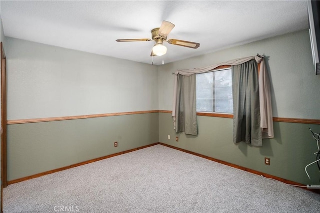 42868 Ranch Club Rd, Lake Elizabeth, CA 93532 - carpeted empty room with a ceiling fan and baseboards