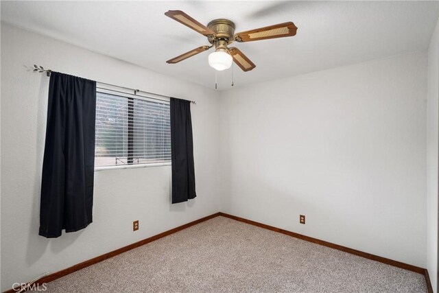 42868 Ranch Club Rd, Lake Elizabeth, CA 93532 - carpeted spare room with baseboards and a ceiling fan