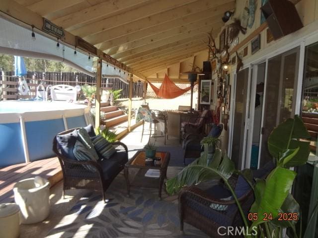 5475 Wilkinson Ave, Clearlake, CA 95422 - view of patio / terrace with stairs