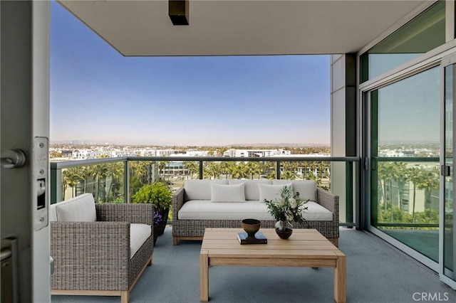 13650 Marina Pointe Dr Unit 908, Marina Del Rey, CA 90292 - balcony with an outdoor living space