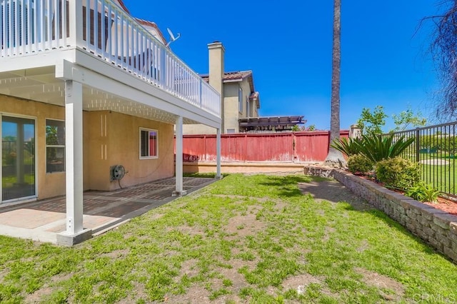 2407 Eastridge Loop, Chula Vista, CA 91915 - view of yard featuring a patio area and a wooden deck