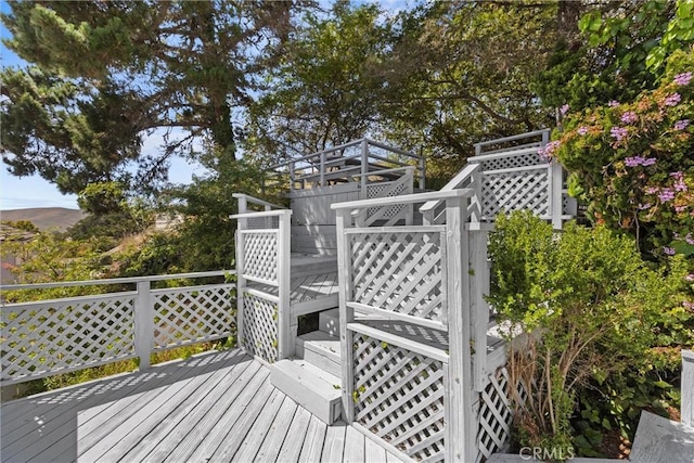 833 Park Ave, Cayucos, CA 93430 - view of wooden terrace