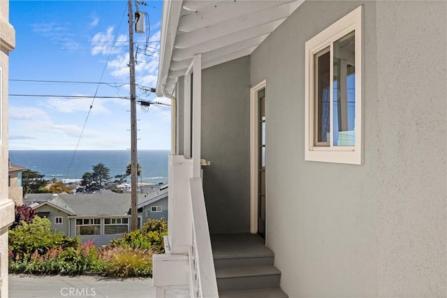 833 Park Ave, Cayucos, CA 93430 - stairs with a water view
