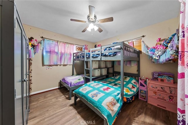 3970 Oakland Ave, Clearlake, CA 95422 - bedroom featuring wood finished floors and baseboards