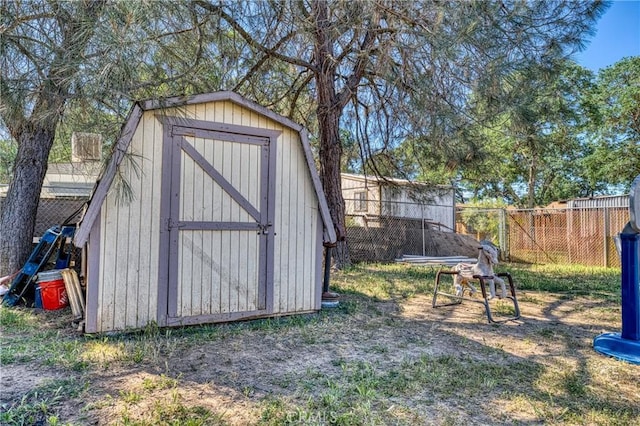3970 Oakland Ave, Clearlake, CA 95422 - view of shed with a fenced backyard