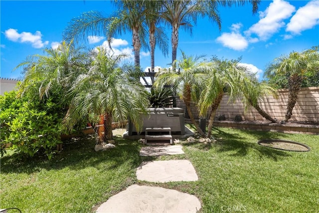 1625 Valley Falls Ave, Redlands, CA 92374 - view of yard featuring a hot tub