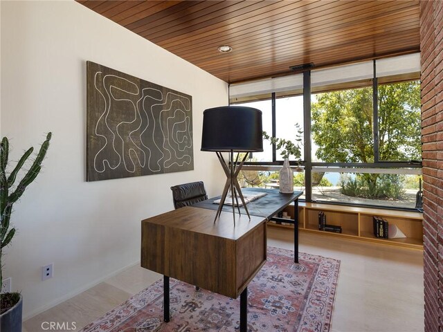 7 Cinchring Rd, Rolling Hills, CA 90274 - office space with wooden ceiling