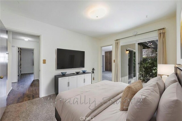 436 W Porter Ave, Fullerton, CA 92832 - carpeted bedroom with access to outside