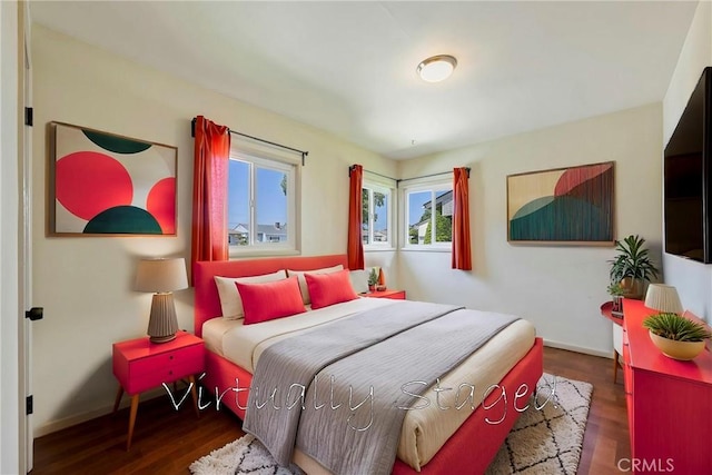 436 W Porter Ave, Fullerton, CA 92832 - bedroom featuring wood finished floors and baseboards