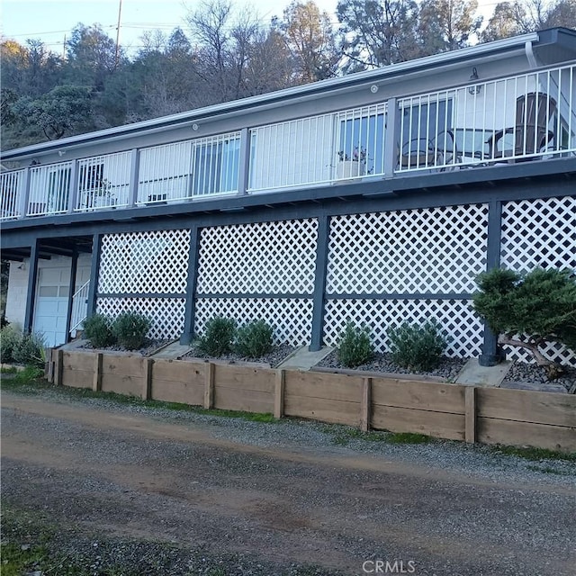 10098 Crestview Dr, Clearlake, CA 95424 - view of home's exterior with a deck