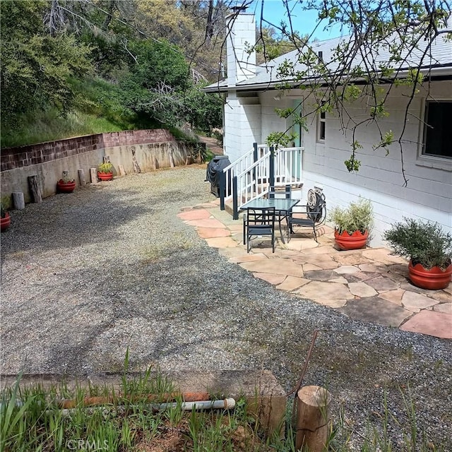 10098 Crestview Dr, Clearlake, CA 95424 - view of yard featuring a patio
