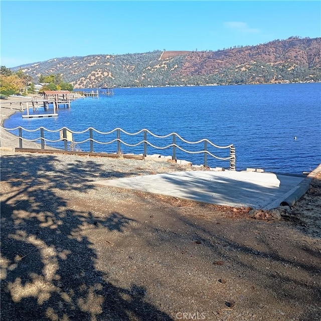 10098 Crestview Dr, Clearlake, CA 95424 - water view with a mountain backdrop