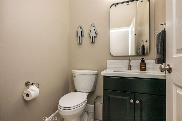 23840 Costa Mesa Way, Murrieta, CA 92562 - bathroom featuring toilet, vanity, and baseboards