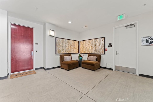 402 Rockefeller Unit 407, Irvine, CA 92612 - entryway with baseboards and recessed lighting