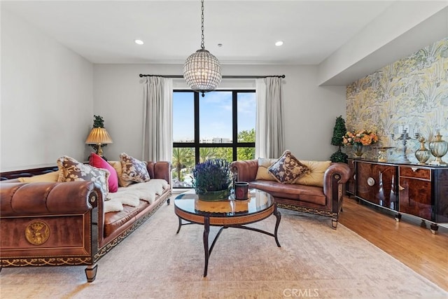 402 Rockefeller Unit 407, Irvine, CA 92612 - living room with wood finished floors and recessed lighting