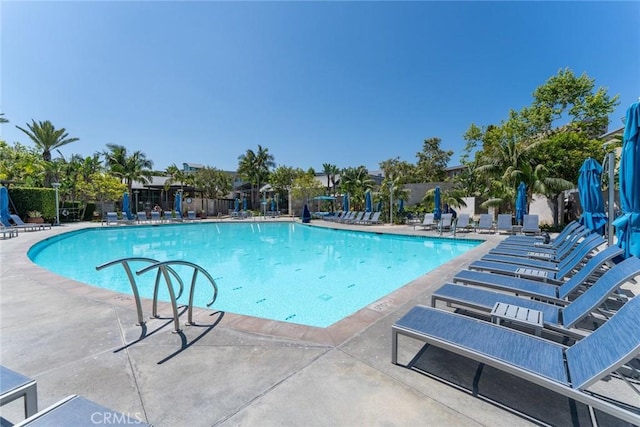 402 Rockefeller Unit 407, Irvine, CA 92612 - community pool featuring a patio