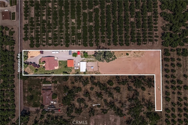 11576 Meridian Rd, Chico, CA 95973 - map / location with property parcel outlined