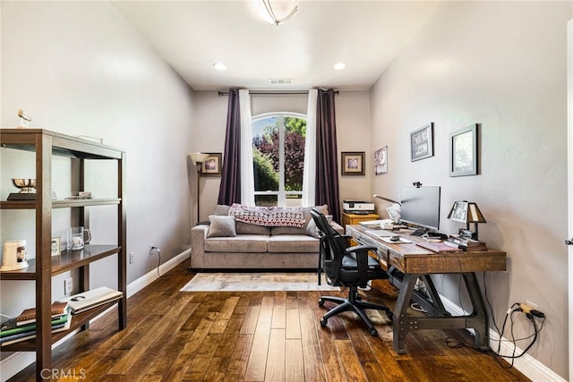 11576 Meridian Rd, Chico, CA 95973 - office space with baseboards and dark wood-style flooring