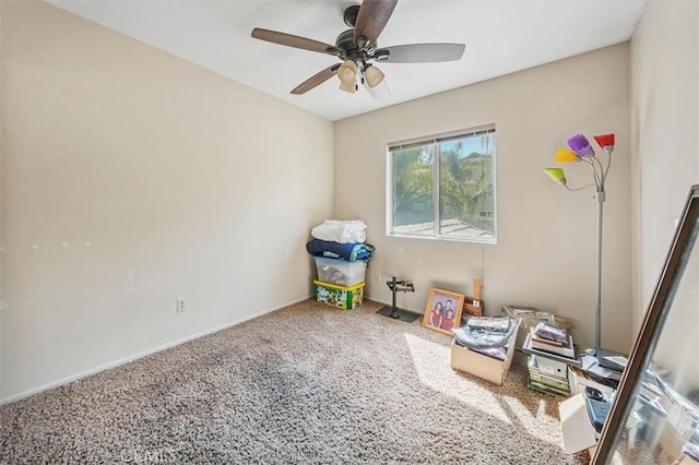 28532 Forest Meadow Pl, Castaic, CA 91384 - interior space featuring a ceiling fan and baseboards