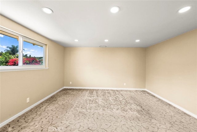 241 S Solomon Dr, Anaheim, CA 92807 - carpeted spare room with recessed lighting and baseboards