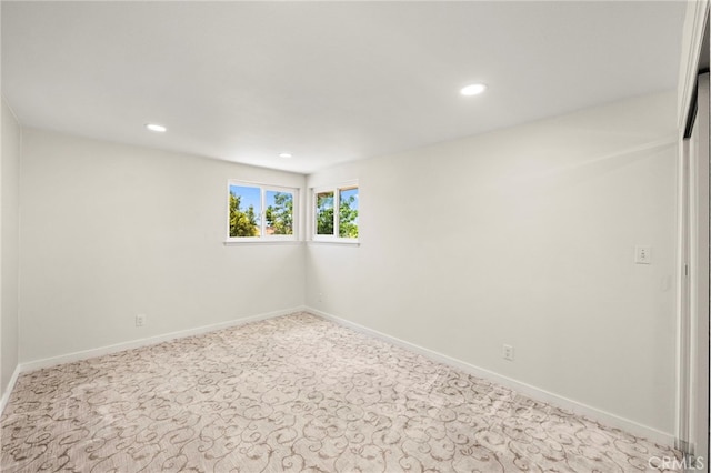 241 S Solomon Dr, Anaheim, CA 92807 - spare room with carpet flooring, recessed lighting, and baseboards