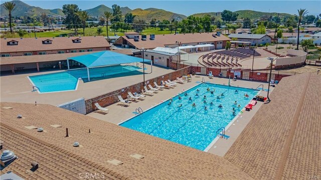 26276 Foxgrove Rd, Menifee, CA 92586 - community pool with a mountain view