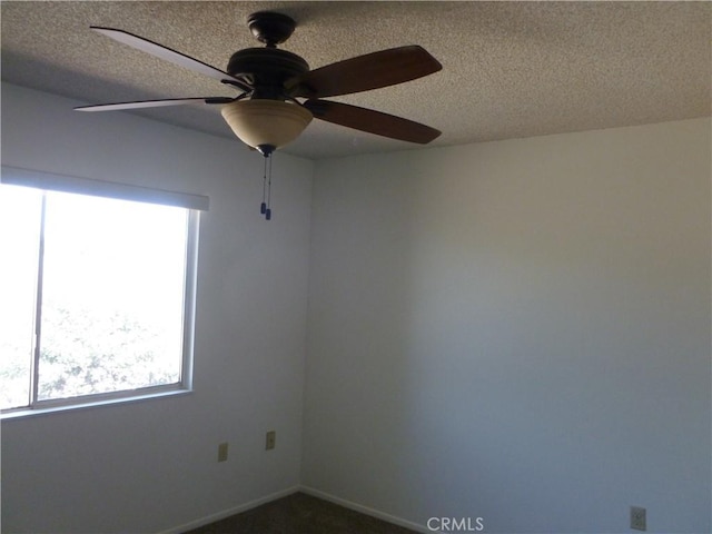 26276 Foxgrove Rd, Menifee, CA 92586 - unfurnished room featuring ceiling fan and a textured ceiling