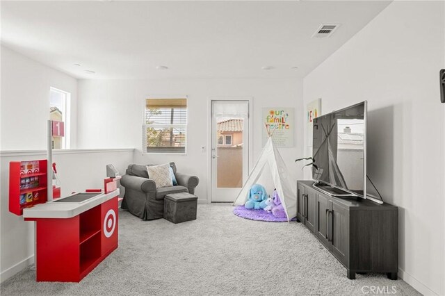 1924 N Floret Dr, Los Angeles, CA 90222 - recreation room with light carpet and baseboards