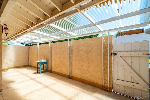 44114 30th St W, Lancaster, CA 93536 - view of patio / terrace with a gate