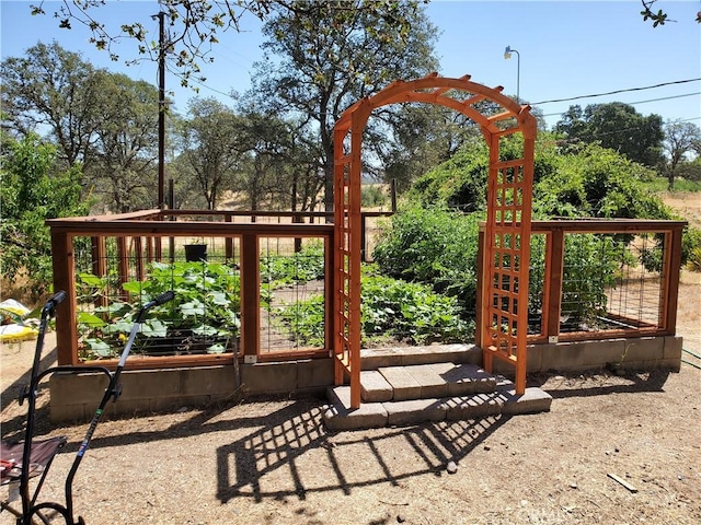 50 Walter Blume Ln, Oroville, CA 95966 - view of yard featuring a vegetable garden