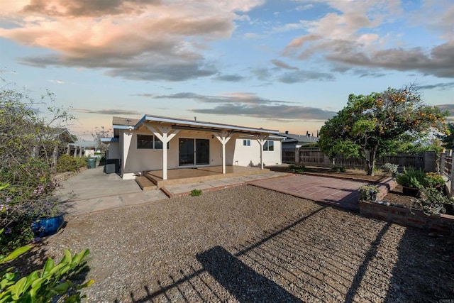 12632 Mcferon Rd, Poway, CA 92064 - back of house featuring a patio area, a fenced backyard, and stucco siding