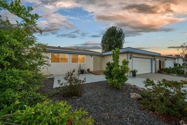 12632 Mcferon Rd, Poway, CA 92064 - single story home with a garage, concrete driveway, and stucco siding