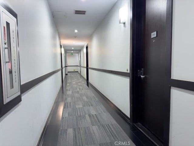 655 S Hope St Unit 903, Los Angeles, CA 90017 - hallway with recessed lighting