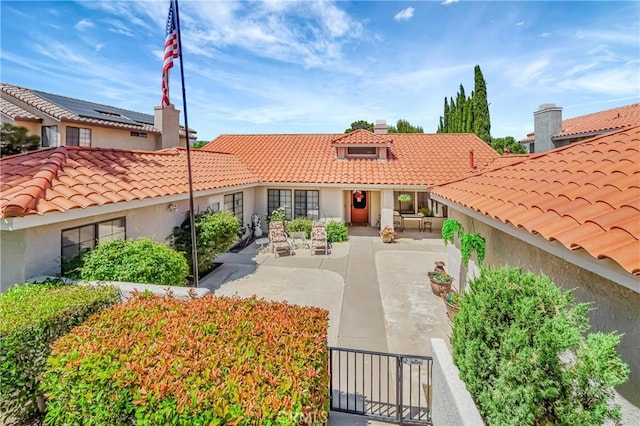 42635 56th St W, Lancaster, CA 93536 - view of front facade featuring stucco siding and a tiled roof