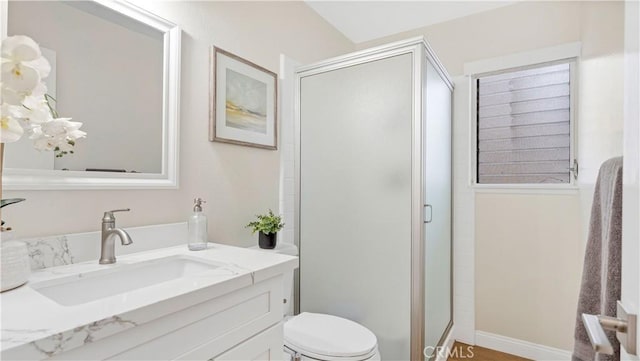 15061 Glass Cir, Irvine, CA 92604 - full bath featuring vanity and a shower stall
