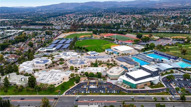 15061 Glass Cir, Irvine, CA 92604 - aerial view of a mountainous background and a pool