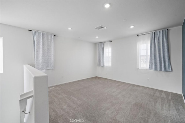 1330 Carolina Ct, Hemet, CA 92543 - empty room with carpet flooring, recessed lighting, and baseboards