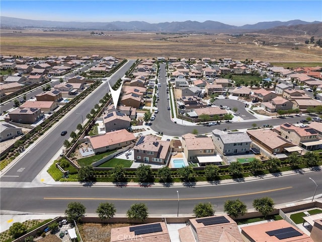 1330 Carolina Ct, Hemet, CA 92543 - aerial view of residential area featuring a mountain backdrop