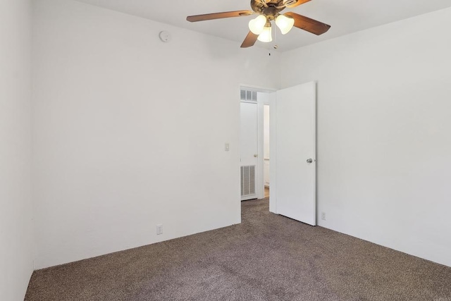 34387 Wolahi Rd, Julian, CA 92036 - carpeted empty room featuring a ceiling fan and a smoke detector