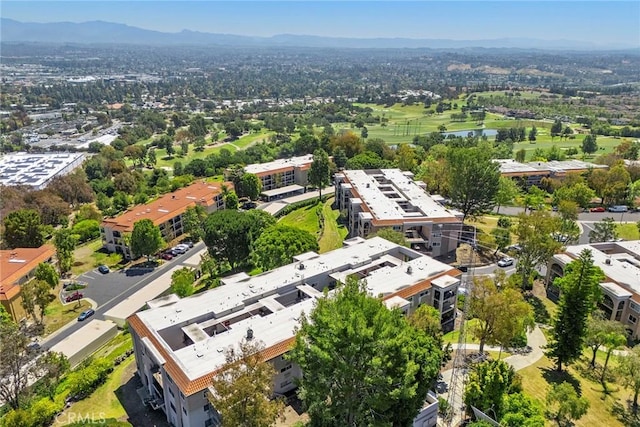 4007 Calle Sonora Oeste Unit 1A, Laguna Woods, CA 92637 - aerial view of a water and mountain view and apartment complex / building