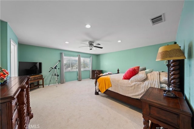 1528 Hendrix Pl, Chula Vista, CA 91911 - carpeted bedroom featuring recessed lighting, a ceiling fan, and baseboards