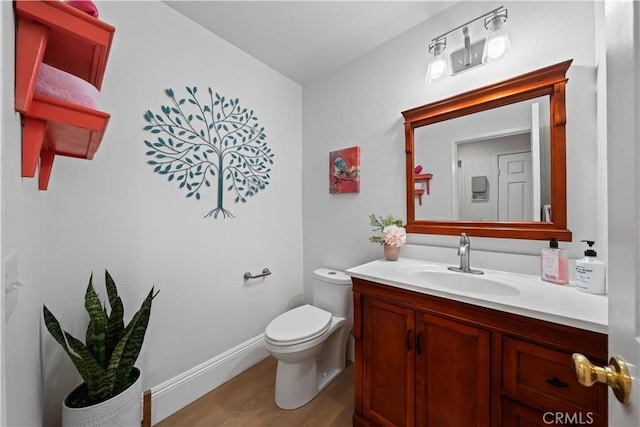 1528 Hendrix Pl, Chula Vista, CA 91911 - bathroom with vanity, wood finished floors, and toilet