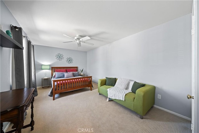 1528 Hendrix Pl, Chula Vista, CA 91911 - bedroom with carpet, a ceiling fan, and baseboards