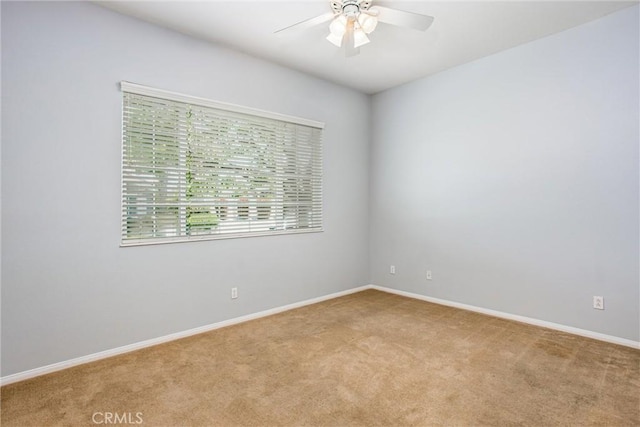 967 Hidden Oaks, Beaumont, CA 92223 - carpeted empty room with a ceiling fan and baseboards