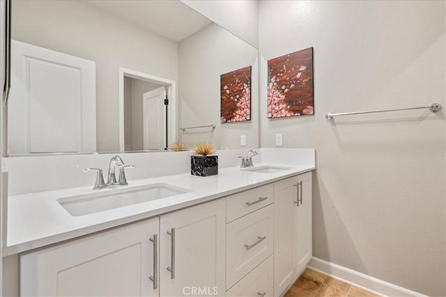 3516 Brody Way, Oceanside, CA 92056 - bathroom with baseboards and double vanity